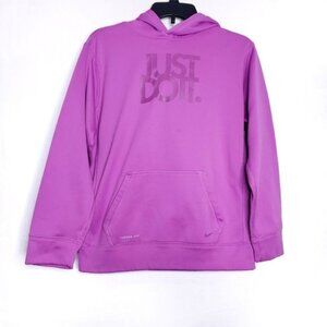 Nike Just Do It Therma Fit Pullover Hoodie Hooded Sweatshirt Girls Youth Size XL